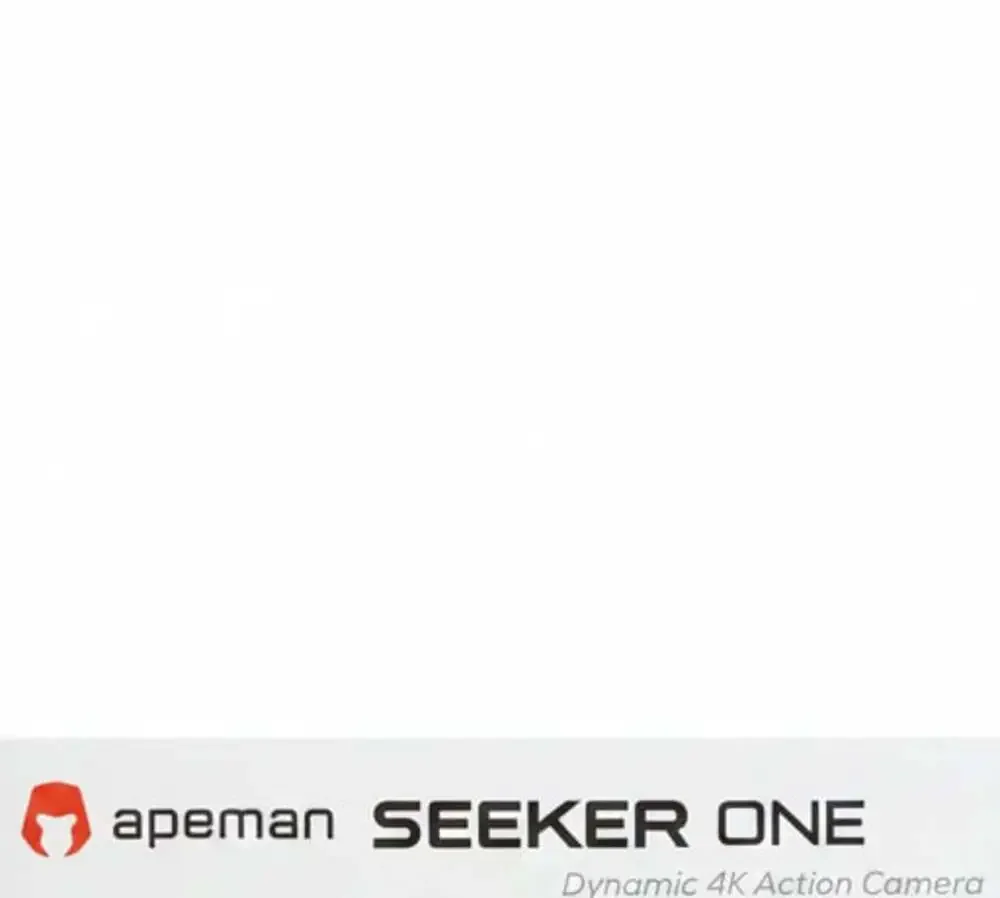 Apeman White Seeker One Dynamic 4K Action Camera with Accessories